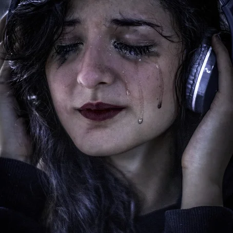 In tranen door muziek