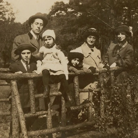 Maria Brayan en familie in 1911