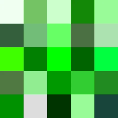 Tinten groen
